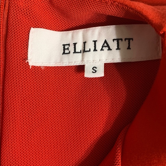 Elliatt Carmen Women’s‎ Midi Dress in Jaffa Red Sleeveless Asymmetrical Small - Picture 7 of 11